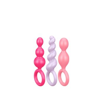 Booty Call 3 pcs - Multicolor Plug anal Satisfyer