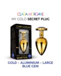 My Gold Secret Plug - Bleu