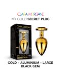 My Gold Secret Plug - Noir