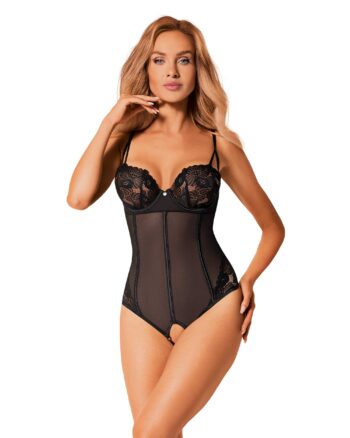 Serena love Body ouvert - Noir
