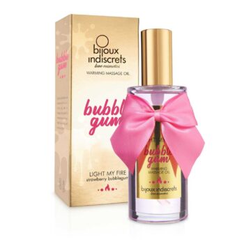 Light my fire - Bubblegum huile de massage chauffante