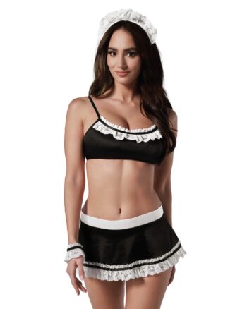Maid set Costume de soubrette - Noir