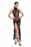 F239 Robe longue en tulle