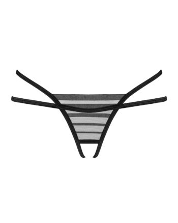 Lune Bellis string ouvert - Noir