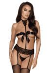 Bondage 244 ensemble lingerie 4 pièces - noir
