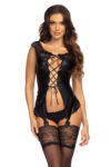 Raven ensemble wetlook - noir