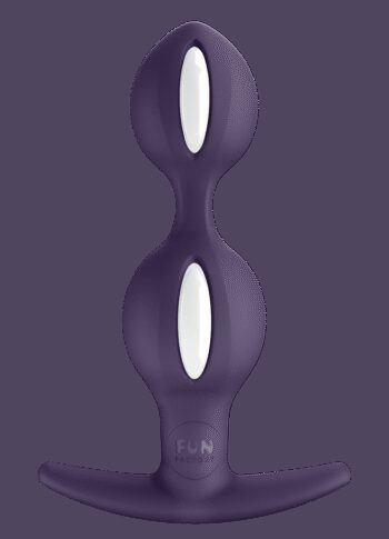 B Balls duo - Plug - Violet et blanc