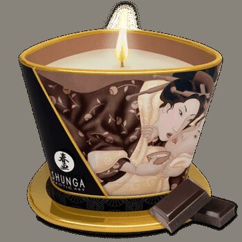 Bougie de massage lueur et caresses - Excitation Chocolat enivrant