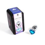 Plug anal secret play - Coeur bleu