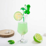 SUCETTE PÉNIS MOJITO AVEC ALCOOL