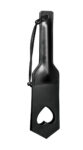 Paddle en Cuir C?ur Noir