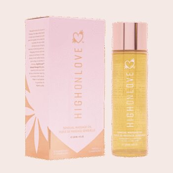 Huile de massage luxueuse Fraises et champagne - 120 ml
