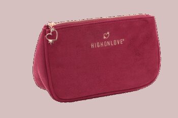 Pochette en velours High On Love