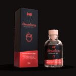 Massage gel fraise - Gel embrassable