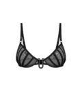 Aurorium demi-soutien-gorge noir