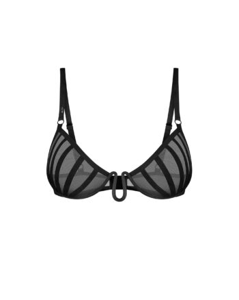 Aurorium demi-soutien-gorge noir